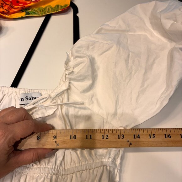 En Saison White Midi Dress Size Small - Picture 9 of 11